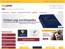 Tablet Screenshot of hvgorac.hu